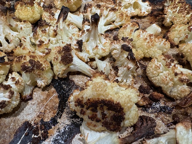 Chef Tanya's Kitchen burnt cauliflower recipe